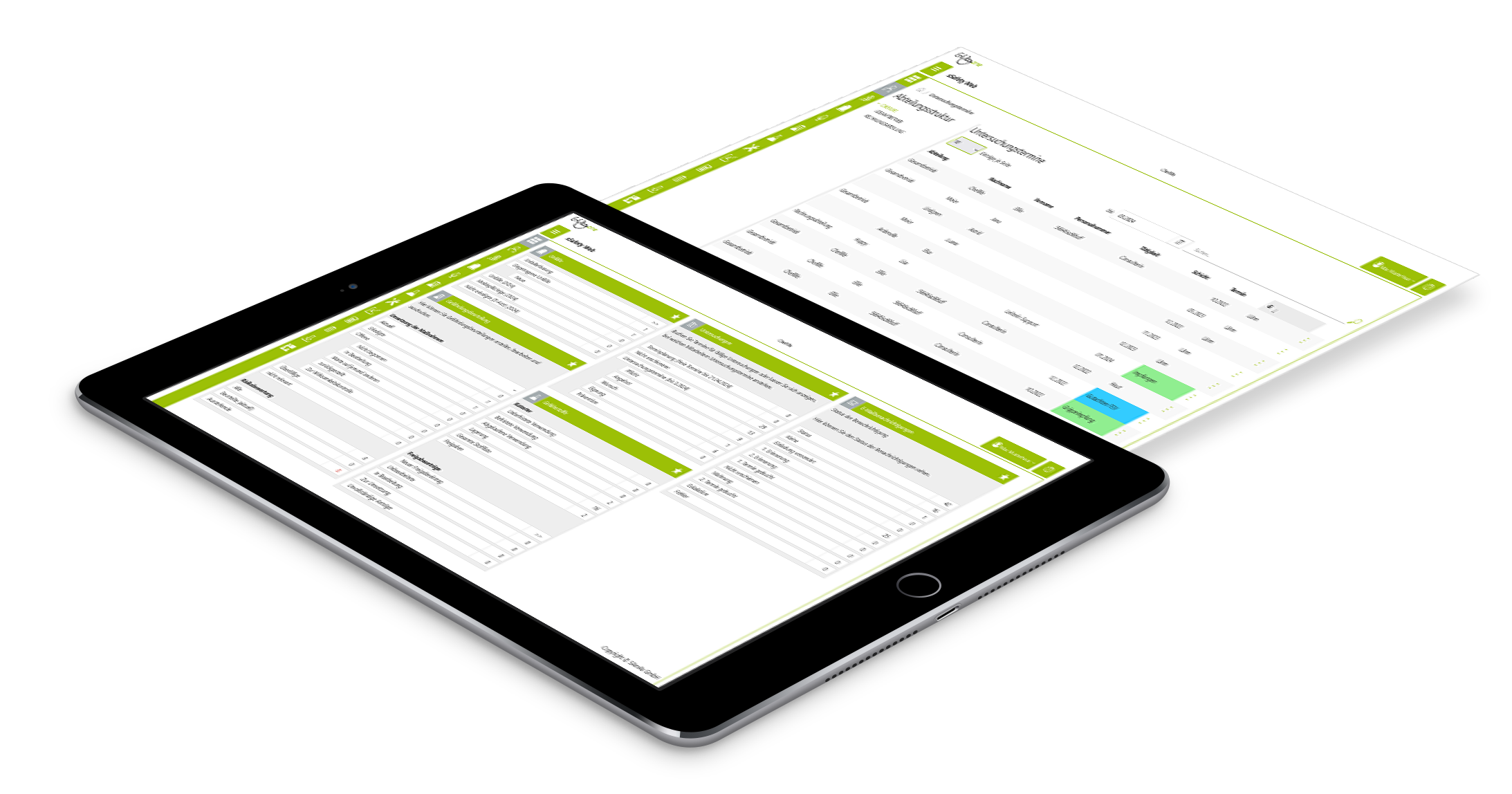 iPad mit SSafety Interface